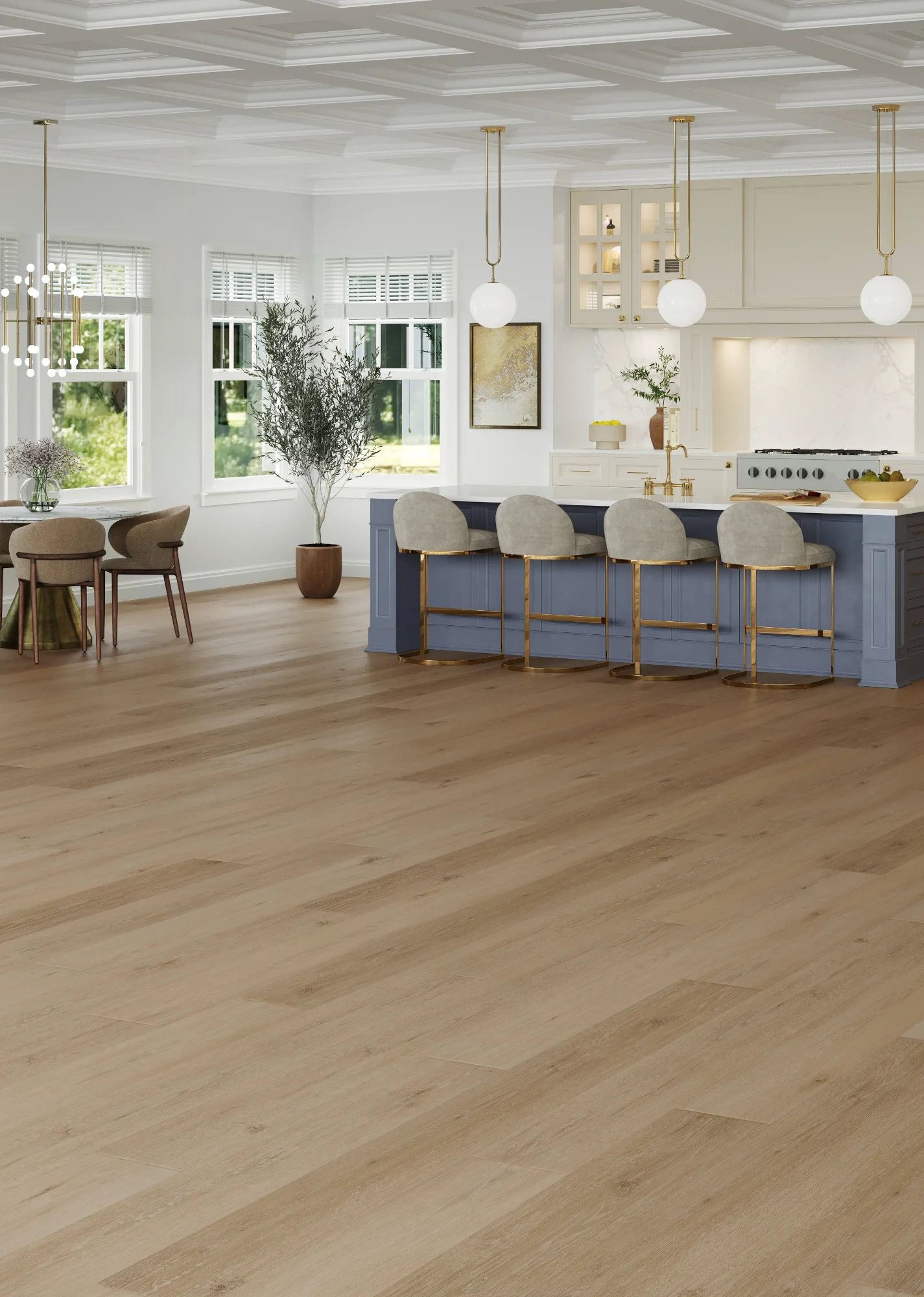 Spacious Central California home with warm luxury vinyl plank flooring